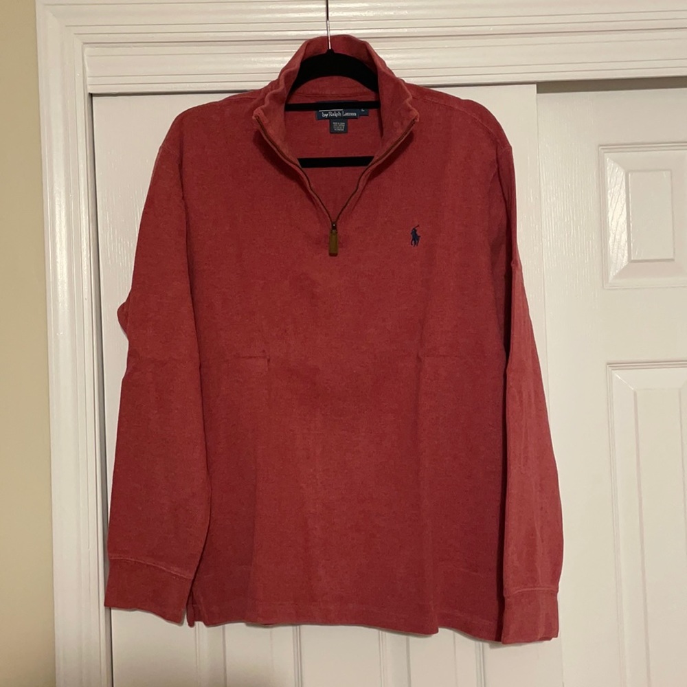 Polo by Ralph Lauren Men’s Quarter Zip Pullover Sweater